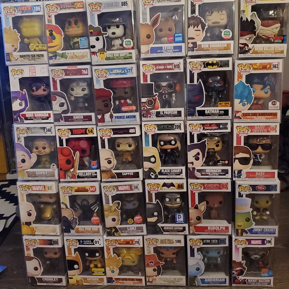 Various Funko Pops for Sale